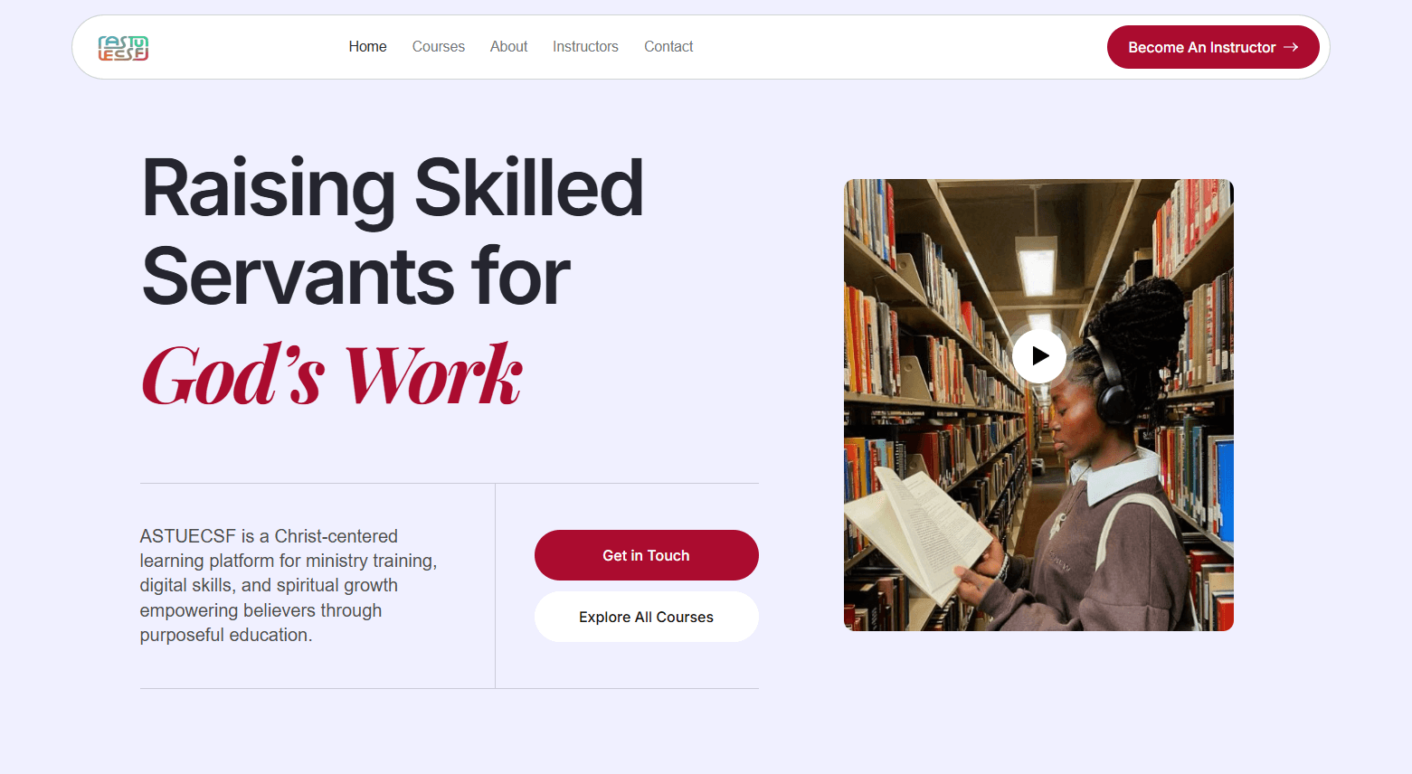 ASTUECSF Learning Management System
