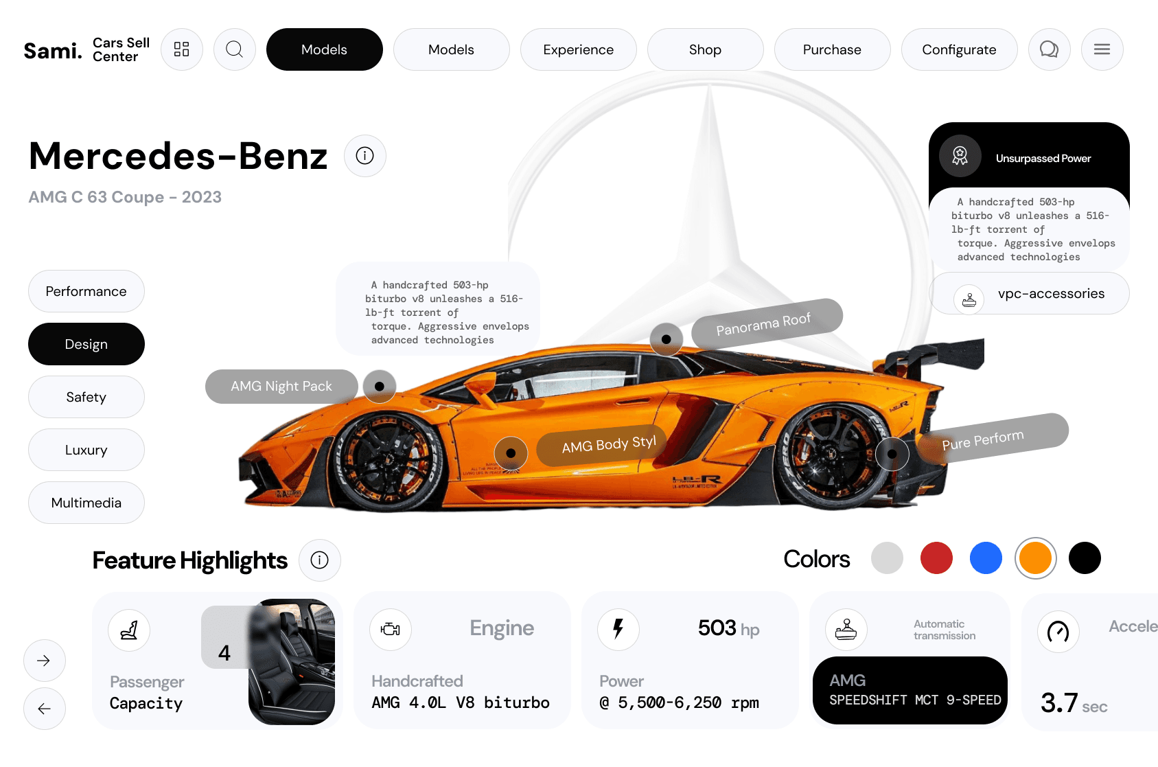 Modern Car Selling Website Landing Page UI Design